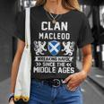 Clan Macleod Scottish Family Scotland Fathers T-Shirt Gifts for Her