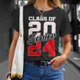 Class Of 2024 Senior 24 High School Graduation T-Shirt Gifts for Her