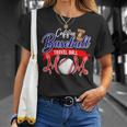 Coffee & Baseball Travel Ball Mom T-Shirt Gifts for Her