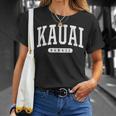 College Style Kauai Hawaii Souvenir T-Shirt Gifts for Her