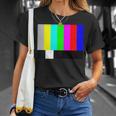 Color Bar Tv Test Pattern T-Shirt Gifts for Her