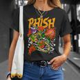 Colorful Phish-Jam Tie-Dye For Fisherman Fish Graphic T-Shirt Gifts for Her