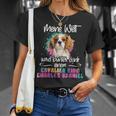 Colourful Cavalier King Charles Spaniel Dog Mummy T-Shirt Gifts for Her