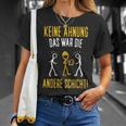 Construction Worker Costume No Ahnung Das War Die Andere Layer T-Shirt Geschenke für Sie