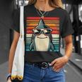 Cooler Retro Hai In Sonnenbrille 70Er 80Er 90Er Lustiger Hai T-Shirt Geschenke für Sie