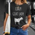 Crazy Goat Lady Yoga Show Animal T-Shirt Gifts for Her