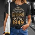 Cumpleaños Hombre Regalos Las Leyendas Mayo 1949 Camiseta unisex Regalos para ella