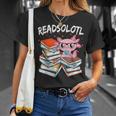 Cute Axolotl Read Book Readsolotl Axolotl Reading Books T-Shirt Gifts for Her