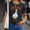 Cute Duck Dad Lover Illustration Duck Owner T-Shirt Gifts for Her