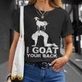 Cute Goat Yoga I Goat Your Back With Yoga Pose T-Shirt Gifts for Her