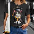 Cute Graduation Cat Colorful Kitty Kitten Grad Celebration T-Shirt Gifts for Her