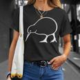 Cute Kiwi On Chest New Zealand Kiwi Bird New Zealand T-Shirt Geschenke für Sie