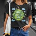 Cute Planet Earth Saying Happy Earth Day 2024 T-Shirt Gifts for Her