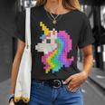 Cute Unicorn Lover Building Blocks Brick Master Builder Girl T-Shirt Gifts for Her