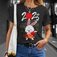 Dabbing Year Of The Rabbit Happy Chinese New Year 2023 T-Shirt Gifts for Her