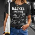 Dachshund Anatomy Dog Owner Dog T-Shirt Geschenke für Sie