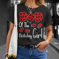 Dad Of The Birthday Girl Matching Family Ladybug Lovers T-Shirt Gifts for Her