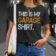 For Dad Father's Day Daddy Son Matching This Is My Garage T-Shirt Gifts for Her