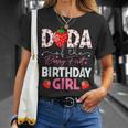 Dada Of The Berry Sweet One Birthday Strawberry Girl T-Shirt Gifts for Her