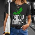 Daddy Dragon Matching Family Tribe Green Dad Father T-Shirt Gifts for Her