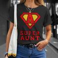 Damen Superhelden-Super-Tante- – Tolles Geschenk T-Shirt Geschenke für Sie
