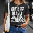 Das Ist Mein Beagle Walking T-Shirt Geschenke für Sie