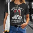 Dead Man's Hand Aces & Eights Reaper Poker Player T-Shirt Gifts for Her