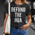 Defund The Hoa Homeowners Association Social Justice T-Shirt Gifts for Her