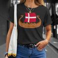 Denmark Flag Danish Pride Danmarkiking History Nordic T-Shirt Geschenke für Sie