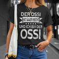 Der Ossi Hat Immer Recht Und Ich Bin Der Ossi East German T-Shirt Geschenke für Sie