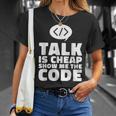 Developer Informatik Coder Code Programmer T-Shirt Geschenke für Sie