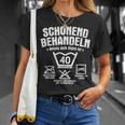 Dieses Gute Stück Ist 40 Schonend Treateln 40Th Birthday T-Shirt Geschenke für Sie