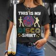 This Is My Disco Costume 1970S Funky 70 Styles Retro T-Shirt Gifts for Her