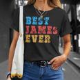 Divertido Diseño De James Ever Camiseta unisex Regalos para ella