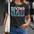 Diving Dad Buceador Papá Regalos Camiseta unisex Regalos para ella