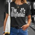 The Dogfather Dog Dad Father's Day T-Shirt Gifts for Her