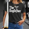 Dogfather Hot Dog Grilling Pun T-Shirt Gifts for Her