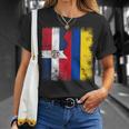 Dominican Republic Roots Half Colombian Flag Colombia T-Shirt Gifts for Her