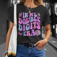 In My Double Digits Era Retro 10 Year Old 10Th Birthday Girl T-Shirt Gifts for Her