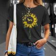 Doxie Mom Sunflower Dachshund Lover Dog Mom Mama T-Shirt Gifts for Her