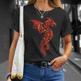 Dragon Tribal Graphic Mythical Legendary Creature Folklore T-Shirt Gifts for Her