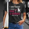 Drink Wine And Cuddle T-Shirt Gifts for Her