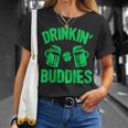 Drinking Buddies Irish Proud St Patrick's Day Womens T-Shirt Gifts for Her