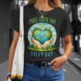 Earth Day 2024 Make Earth Day Every Day Cute Earth Day T-Shirt Gifts for Her