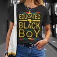 Educated Black Boy Dashiki Print African Pride T-Shirt Gifts for Her