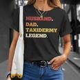 Ehemann Papa Taxidermie-Legende Taxidermie Präparator T-Shirt Geschenke für Sie