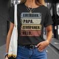 Ehemann Papa Zerspaner Held Zerspanungsmechanikeratertag T-Shirt Geschenke für Sie