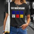 Eisenbahner Lokführer Pzb Sei Wachsam Zugführer Bahn T-Shirt Geschenke für Sie