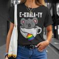 Ekoalaty Rainbow Tea Gay Pride Equality Lgbt Animal T-Shirt Gifts for Her