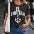 El Capitan Anchor Boat Owner Captain Yacht Ship Cruise Men T-Shirt Gifts for Her